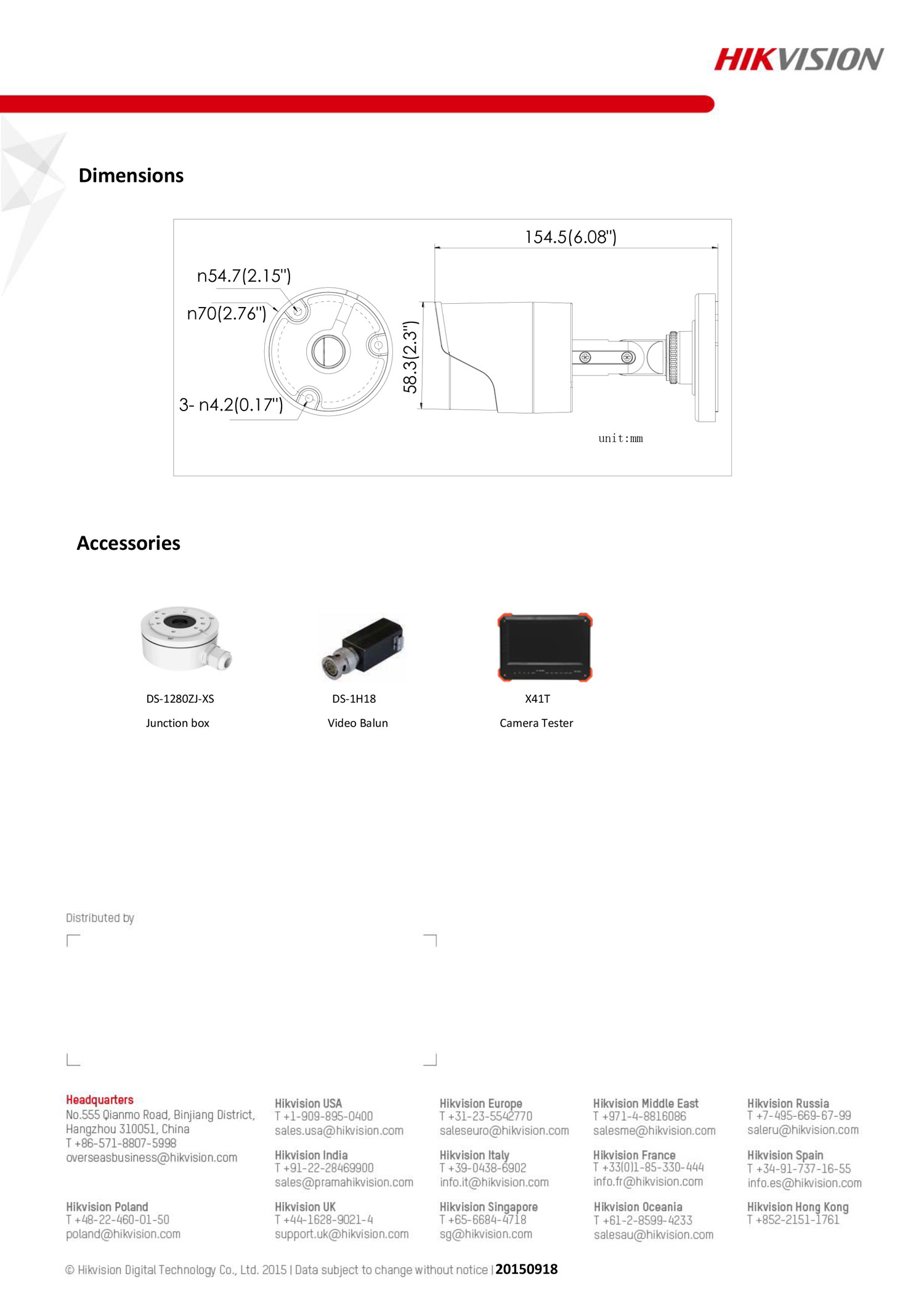 CCTV DS-CE16C0T-IR กล้องวงจรปิด Hikvision HDTVI 1MP